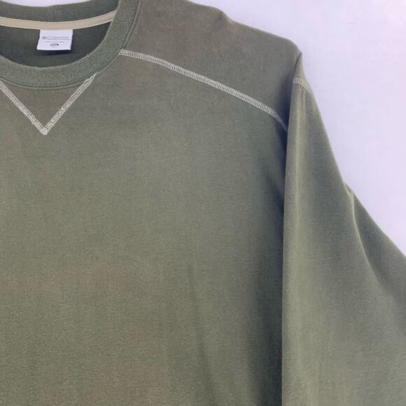 Columbia Mens Pullover Sweatshirt Dark Green Size XXL - Picture 8 of 15